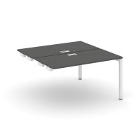 Style Project SN-5P.DPRS-022 (Антрацит/Белый металл) Стол приставка к опорным элементам