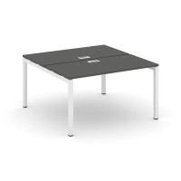 Style Project SN-5P.DRS-011 (Антрацит/Белый металл) Рабочая станция двухсторонняя