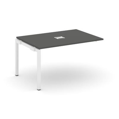 Style Project SN-5P.NSPRG-004 (Антрацит/Белый металл) Проходной наборный элемент переговорного стола