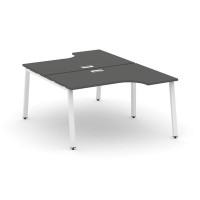 Style Project SN-6A.DRPA-012 (Антрацит/Белый металл) Рабочая станция эргономичная