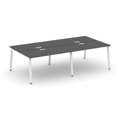 Style Project SN-6A.DRS-033 (Антрацит/Белый металл) Рабочая станция двухсторонняя