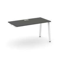 Style Project SN-6A.OPRS-021 (Антрацит/Белый металл) Стол приставка к опорным элементам