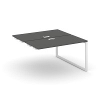 Style Project SN-6O.DPRS-001 (Антрацит/Белый металл) Стол приставка к опорным элементам