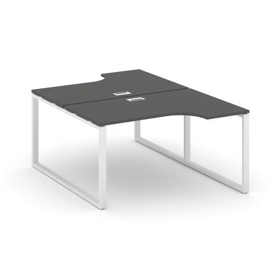 Style Project SN-6O.DRPA-002 (Антрацит/Белый металл) Рабочая станция эргономичная