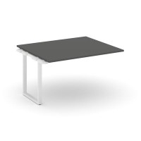 Style Project SN-6O.NSPRG-033.3 (Антрацит/Белый металл) Проходной наборный элемент переговорного стола