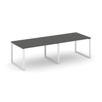 Style Project SN-6O.SPRG-012.3 (Антрацит/Белый металл) Стол переговорный