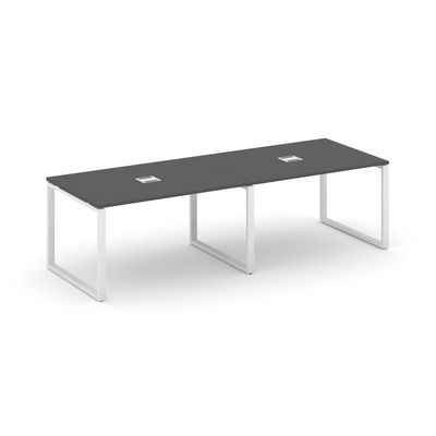 Style Project SN-6O.SPRG-014 (Антрацит/Белый металл) Стол переговорный