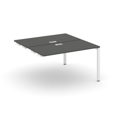 Style Project SN-6P.DPRS-001 (Антрацит/Белый металл) Стол приставка к опорным элементам