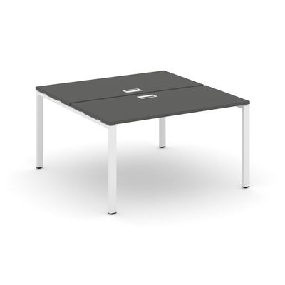 Style Project SN-6P.DRS-001 (Антрацит/Белый металл) Рабочая станция двухсторонняя