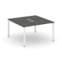 Style Project SN-6P.DRS-003 (Антрацит/Белый металл) Рабочая станция двухсторонняя