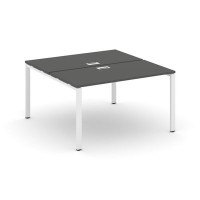 Style Project SN-6P.DRS-012 (Антрацит/Белый металл) Рабочая станция двухсторонняя