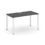 Style Project SN-6P.SP-005 (Антрацит/Белый металл) Стол письменный
