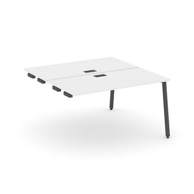 Style Project SN-4A.DPRS-003 (Белый/Антрацит металл) Стол приставка к опорным элементам