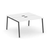 Style Project SN-4A.DRS-022 (Белый/Антрацит металл) Рабочая станция двухсторонняя