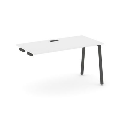 Style Project SN-4A.OPRS-002 (Белый/Антрацит металл) Стол приставка к опорным элементам