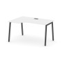 Style Project SN-4A.SPA-022L (Белый/Антрацит металл) Стол рабочий эргономичный