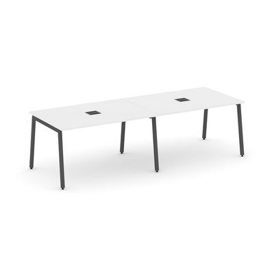 Style Project SN-4A.SPRG-012 (Белый/Антрацит металл) Стол переговорный