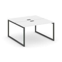 Style Project SN-4O.DRS-024 (Белый/Антрацит металл) Рабочая станция двухсторонняя