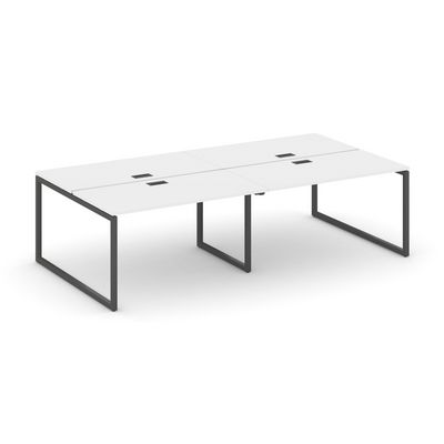 Style Project SN-4O.DRS-053 (Белый/Антрацит металл) Рабочая станция двухсторонняя