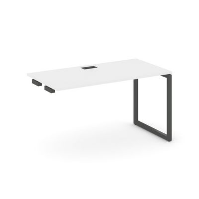 Style Project SN-4O.OPRS-001 (Белый/Антрацит металл) Стол приставка к опорным элементам