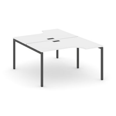 Style Project SN-4P.DRPA-011 (Белый/Антрацит металл) Рабочая станция эргономичная