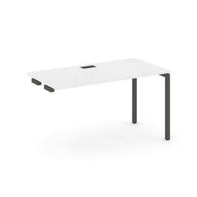 Style Project SN-4P.OPRS-003 (Белый/Антрацит металл) Стол приставка к опорным элементам