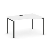 Style Project SN-4P.SPA-001R (Белый/Антрацит металл) Стол рабочий эргономичный