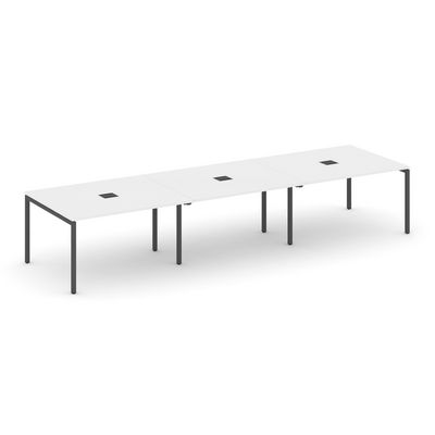 Style Project SN-4P.SPRG-053 (Белый/Антрацит металл) Стол переговорный