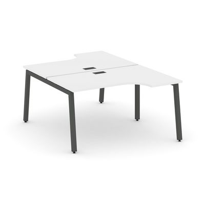 Style Project SN-5A.DRPA-012 (Белый/Антрацит металл) Рабочая станция эргономичная