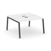 Style Project SN-5A.DRS-013 (Белый/Антрацит металл) Рабочая станция двухсторонняя