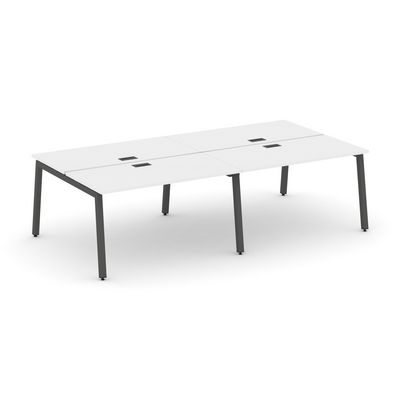 Style Project SN-5A.DRS-053 (Белый/Антрацит металл) Рабочая станция двухсторонняя