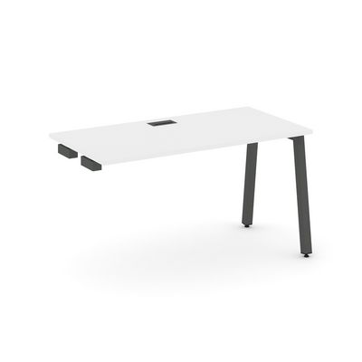 Style Project SN-5A.OPRS-002 (Белый/Антрацит металл) Стол приставка к опорным элементам