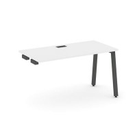 Style Project SN-5A.OPRS-003 (Белый/Антрацит металл) Стол приставка к опорным элементам