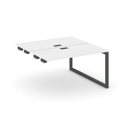 Style Project SN-5O.DPRS-004 (Белый/Антрацит металл) Стол приставка к опорным элементам