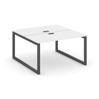 Style Project SN-5O.DRS-001 (Белый/Антрацит металл) Рабочая станция двухсторонняя