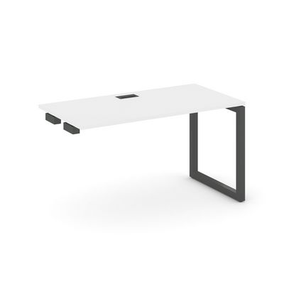 Style Project SN-5O.OPRS-001 (Белый/Антрацит металл) Стол приставка к опорным элементам