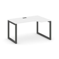 Style Project SN-5O.SPA-002R (Белый/Антрацит металл) Стол рабочий эргономичный