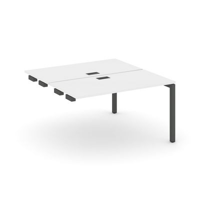 Style Project SN-5P.DPRS-014 (Белый/Антрацит металл) Стол приставка к опорным элементам