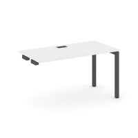 Style Project SN-5P.OPRS-003 (Белый/Антрацит металл) Стол приставка к опорным элементам