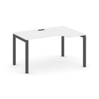 Style Project SN-5P.SPA-012R (Белый/Антрацит металл) Стол рабочий эргономичный