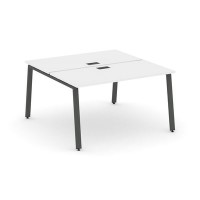 Style Project SN-6A.DRS-022 (Белый/Антрацит металл) Рабочая станция двухсторонняя