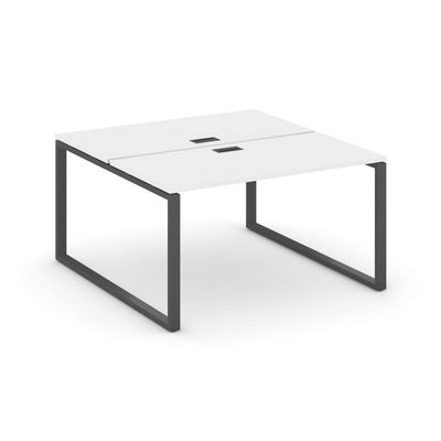 Style Project SN-6O.DRS-014 (Белый/Антрацит металл) Рабочая станция двухсторонняя