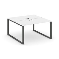 Style Project SN-6O.DRS-022 (Белый/Антрацит металл) Рабочая станция двухсторонняя