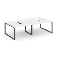 Style Project SN-6O.DRS-031 (Белый/Антрацит металл) Рабочая станция двухсторонняя