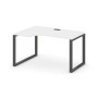 Style Project SN-6O.SPA-002L (Белый/Антрацит металл) Стол рабочий эргономичный