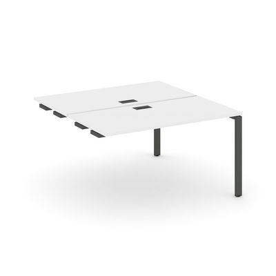 Style Project SN-6P.DPRS-001 (Белый/Антрацит металл) Стол приставка к опорным элементам