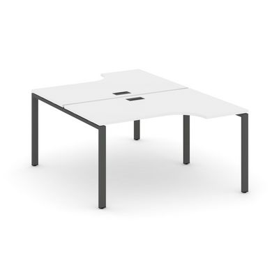 Style Project SN-6P.DRPA-001 (Белый/Антрацит металл) Рабочая станция эргономичная