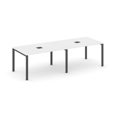 Style Project SN-6P.SPRG-013 (Белый/Антрацит металл) Стол переговорный