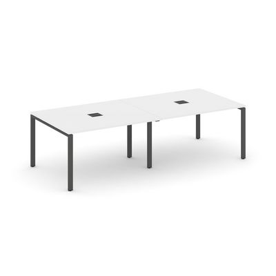 Style Project SN-6P.SPRG-043 (Белый/Антрацит металл) Стол переговорный