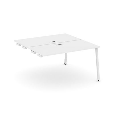 Style Project SN-4A.DPRS-012 (Белый/Белый металл) Стол приставка к опорным элементам